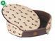 Кровать для собак JK Animals Косточки, 40х37х12 см, XS