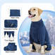 Флісовий комбінезон для собак Wan Talk Four-legged Pullover Dog Coat, Navy Blue, 65-70 см, 80-96 см, 56 см, 3XL