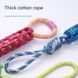 Іграшка для жування Derby Double Ring TPR + Rope Dog Toy