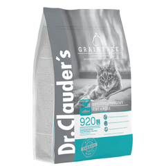 Dr.Clauder's High Premium Adult Grainfree. Беззерновой сухой корм для взрослых котов, 400 г, Упаковка производителя