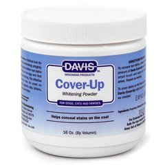 Маскирующая отбеливающая пудра Davis Cover-Up Whitening Powder для собак и котов, 300 мл