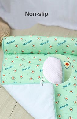 Охлаждающая подстилка с подушкой Derby Ice Silk Summer Pet Cooling Mat Avocado для домашних животных, 60х80 см