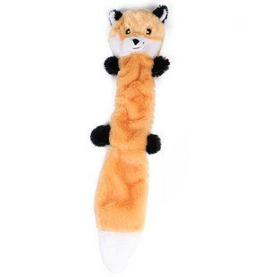М'яка плюшева іграшка для прорізування зубів без набивання Derby Squeaky Dog Toy, Помаранчевий