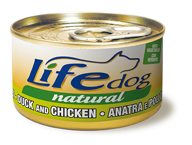 Консерва для собак LifeDog Утка с курицей и овощами (duck and chicken), 90 г, 90 г
