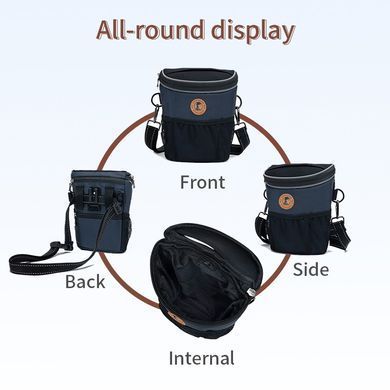 Сумка для лакомств собак Voyager Pet VBT2013 Dark Blue