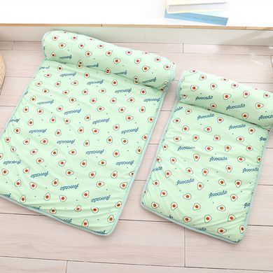 Охлаждающая подстилка с подушкой Derby Ice Silk Summer Pet Cooling Mat Avocado для домашних животных, 60х80 см