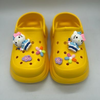 Детские сабо Yellow Baby (джибитсы в ассортименте), 15, 14,5 см