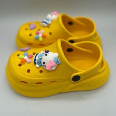 Детские сабо Yellow Baby (джибитсы в ассортименте), 15, 14,5 см