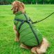 Светоотражающая зимняя куртка для собак Army Green, 21 см, 40 см, 26 см, S