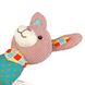Игрушка для мелких собак Barksi Puppy Special Кролик с Пищалкой и Резиновым Кольцом 18 см, Small