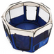 Вольєр-манеж для цуценят SENFUL Foldable Pet Play Pen, синій з бежевим, 45см х 58см х 8 шт.