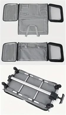 Сумка для перенесення Bestopet (Люпосанчик) Folding Pet Trolley Bag для котів і собак, Сірий, 60х39х44 см