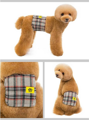 Багаторазовий підгузок для кобеля Derby KS015 Grey, XL, 48-58 см