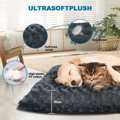 Лежанка для собак великих порід Люпосанчик BS-PB-040XL Grey