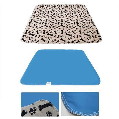 Багаторазова пелюшка для тварин Derby Beige Paws&Bones, 70х80 см