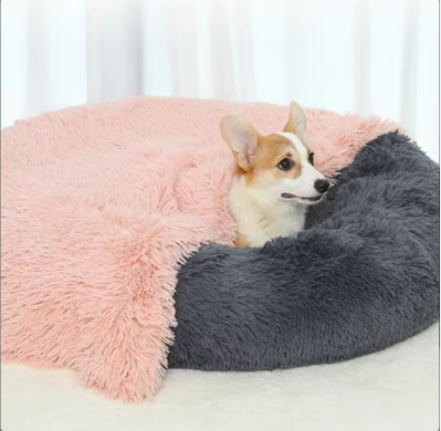 Ковдра для тварин Derby Fluffy Pet Blanket, Рожевий, 55х80 см