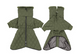 Теплая зимняя куртка для собак Wan Talk Winter Warm High Collar Dog Green Clothes с высоким воротником, 65 см, 80-93 см, 68 см, 3XL