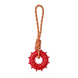 Игрушка-канат для собак Derby TPR Ring + Rope Dog Toy, Красный