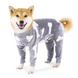 Утеплена піжама для собак Wan Talk Pet Onesie PJs Slim Fit, Grey, 37 см, 56 см, 32 см, XS