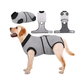 Попона для відновлення собак Wan Talk Recovery Suit, Black/Grey, 25 см, 33-40 см, 27 см, XS