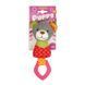Игрушка для мелких собак Barksi Puppy Special Медведь с Пищалкой и Резиновым Кольцом 18 см, Small