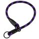 Нашийник-Зашморг для собак BronzeDog Active з альпіністського шнура, Фиолетовый, Medium