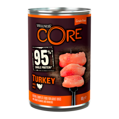 Консерви для собак Wellness CORE Single Protein Turkey with Kale з індичкою, 400 г
