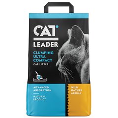 Ультра-комкующийся наполнитель CAT LEADER Wild Nature в кошачий туалет, 2 кг