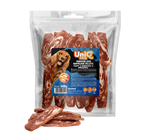 Лакомство для собак UniQ PETS Филе оленины с хрящами, 500 г