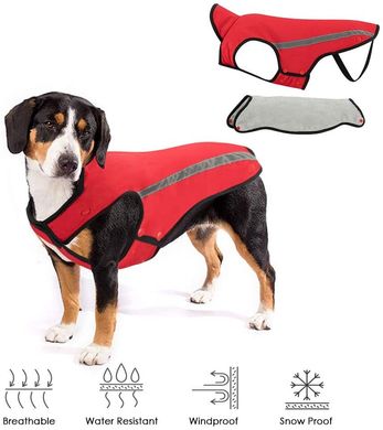 Зимний водонепроницаемый жилет SlowTon для собак, 57 см, 61-73 см, 56-59 см, L