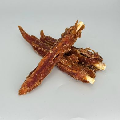 Лакомство для собак UniQ PETS Мягкая куриная грудка на сыромятных палочках, 500 г