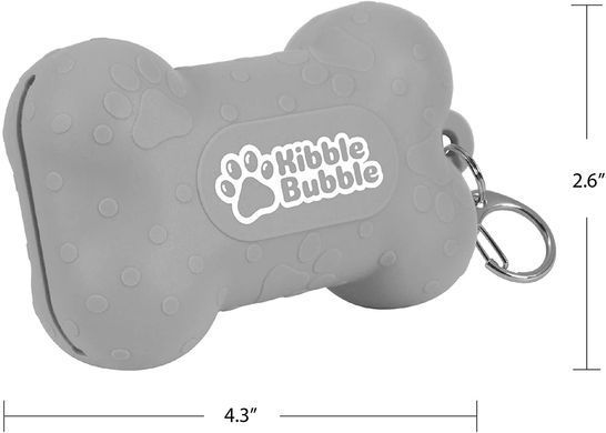 Силіконова сумка для ласощів Kibble Bubble Bone, Синий