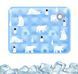 Охлаждающий коврик для собак и кошек Ice Summer Blue, 60х90 см