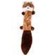Мягкая плюшевая игрушка для прорезывания зубов без набивки Derby Squeaky Dog Toy, Коричневый