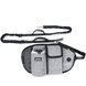 Поясная сумка для выгула собак c поводком Dog Walking Waist Belt Bag, серый