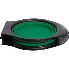 Подвійна складана силіконова миска для собак Turtle Wax, 2х975 мл, Зелений, 1,95 л (2 х 975 мл)