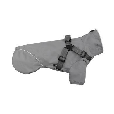 Світловідбивний дощовик для собак VPETER R58 Grey, 21 см, 41 см, 27 см, S