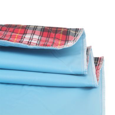 Многоразовая пеленка для собак Derby Washable Reusable Pet Pee Pad, Red Plaid, 60х120 см