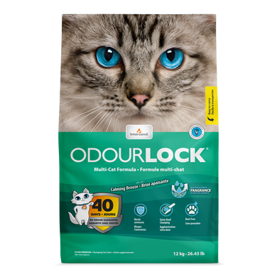 Наполнитель для кошачьего туалета Intersand Odourlock Calming Breeze, 12 кг