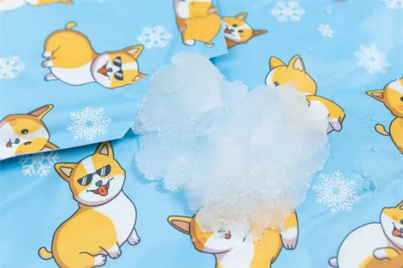 Охлаждающий коврик для собак и кошек Blue Corgi Summer Cooling Mat, 60х90 см