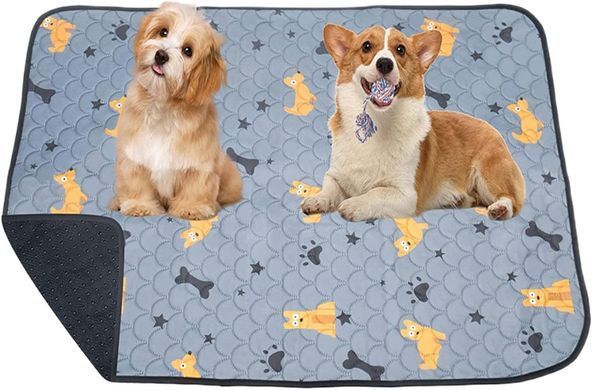 Багаторазова пелюшка Derby Washable Reusable Dog Pee Pad PM002-1, Grey, 100х150 см