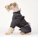 Теплий комбінезон для собак V.PET.B.R. Dog Apparel C837 Dark Grey, 49 см, 71 см, 49 см, 2XL