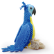 Мягкая игрушка для собак Fuzzy - Bird Dog Squeaky Toy с веревками и пищалкой, Синий