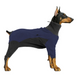 Флисовый комбинезон для собак Wan Talk Dog Clothes Cold Proof, Bluish Grey, 66-76 см, 94-106 см, 3XL