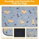 Багаторазова пелюшка Derby Washable Reusable Dog Pee Pad PM002-1, Grey, 100х150 см