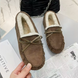 Зимові жіночі мокасини Brown, 40/41, 25 см