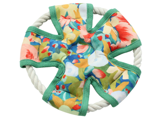 Мягкое фризби для собак Derby Pet Garden - Cotton Rope Dog Frisbee Toy