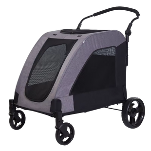 Коляска для домашних животных (до 60 кг) Bestopet (Люпосанчик) BS-RL-11 Grey