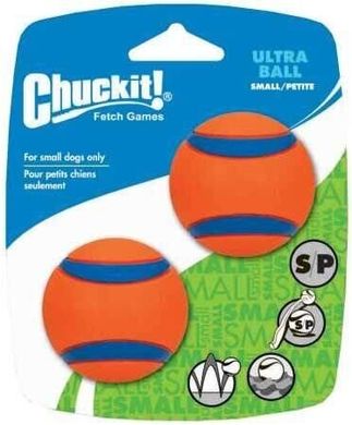 М'ячик для собак Chuckit! Ultra Ball, Small, 2 шт.