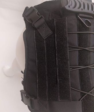 Нейлоновий тактичний жилет для собак з ручкою Derby Tactical Dog Harness Vest with Handle, Черный, Large